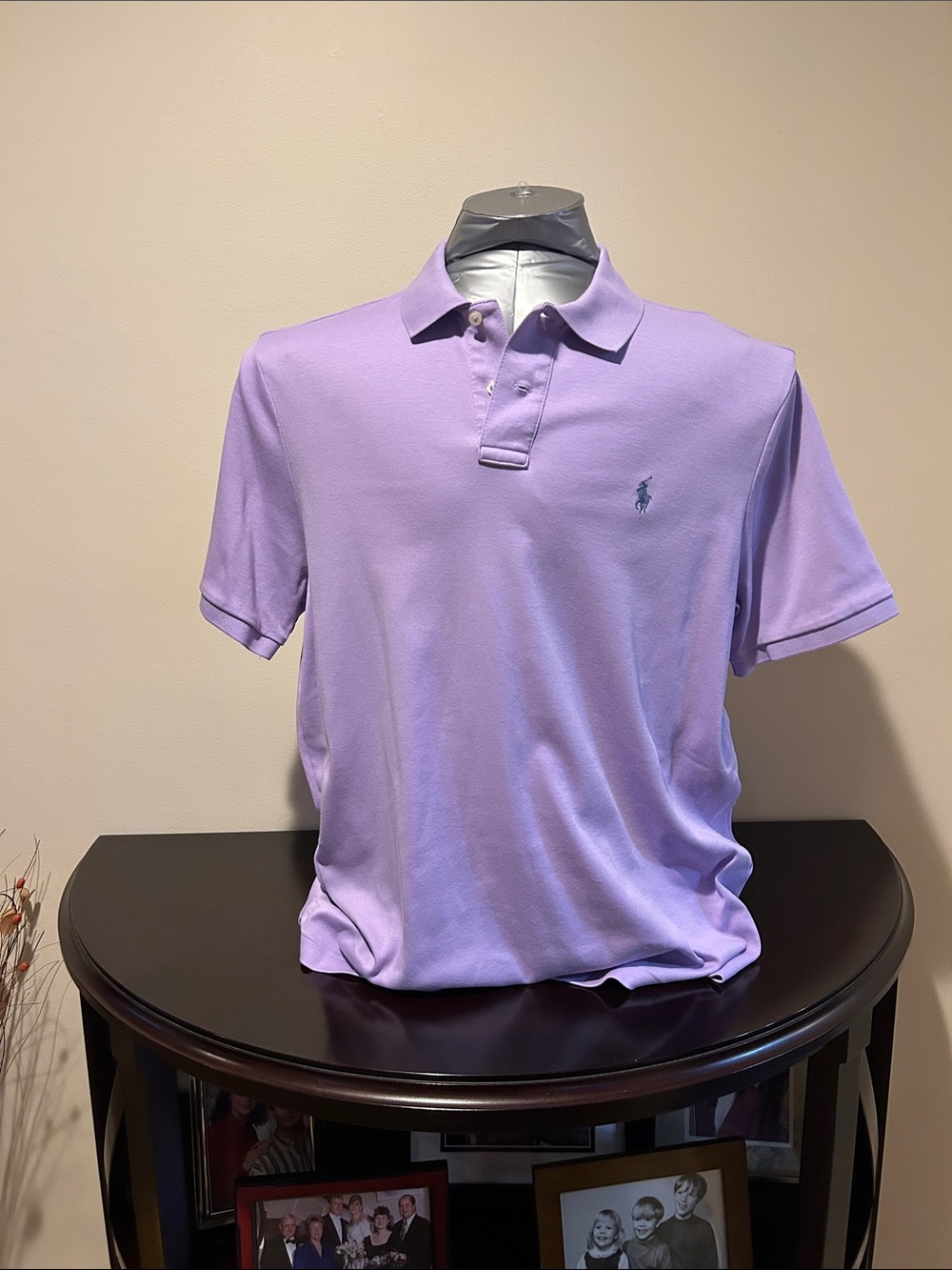 Ralph Lauren Men’s Light Lavender Polo Shirt